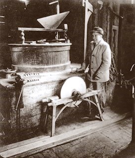 George Mayer at the Messer/Mayer Mill